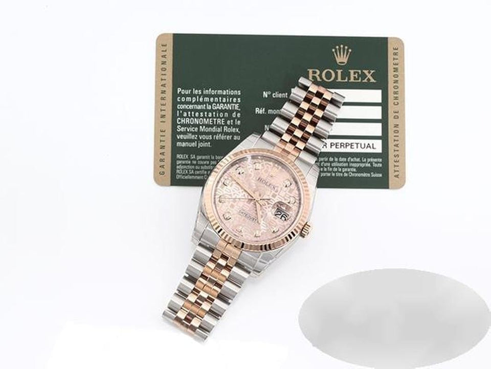 Rolex | Datejust | 116231 | Gold/Steel | 36 mm | Gold/Steel | Pink | Automatic