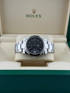 Rolex | Datejust | 126334 | White gold | 41 mm | Steel | Grey | Automatic