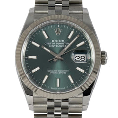 Rolex | Datejust | 126234-0051 | Steel | 36 mm | Steel | Green | Automatic