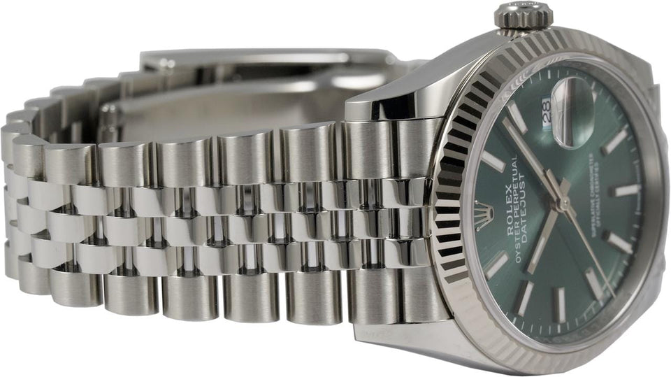 Rolex | Datejust | 126234-0051 | Steel | 36 mm | Steel | Green | Automatic