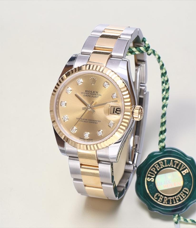 Rolex | Datejust | 178273 | Gold/Steel | 31 mm | Gold/Steel | Champagne | Automatic