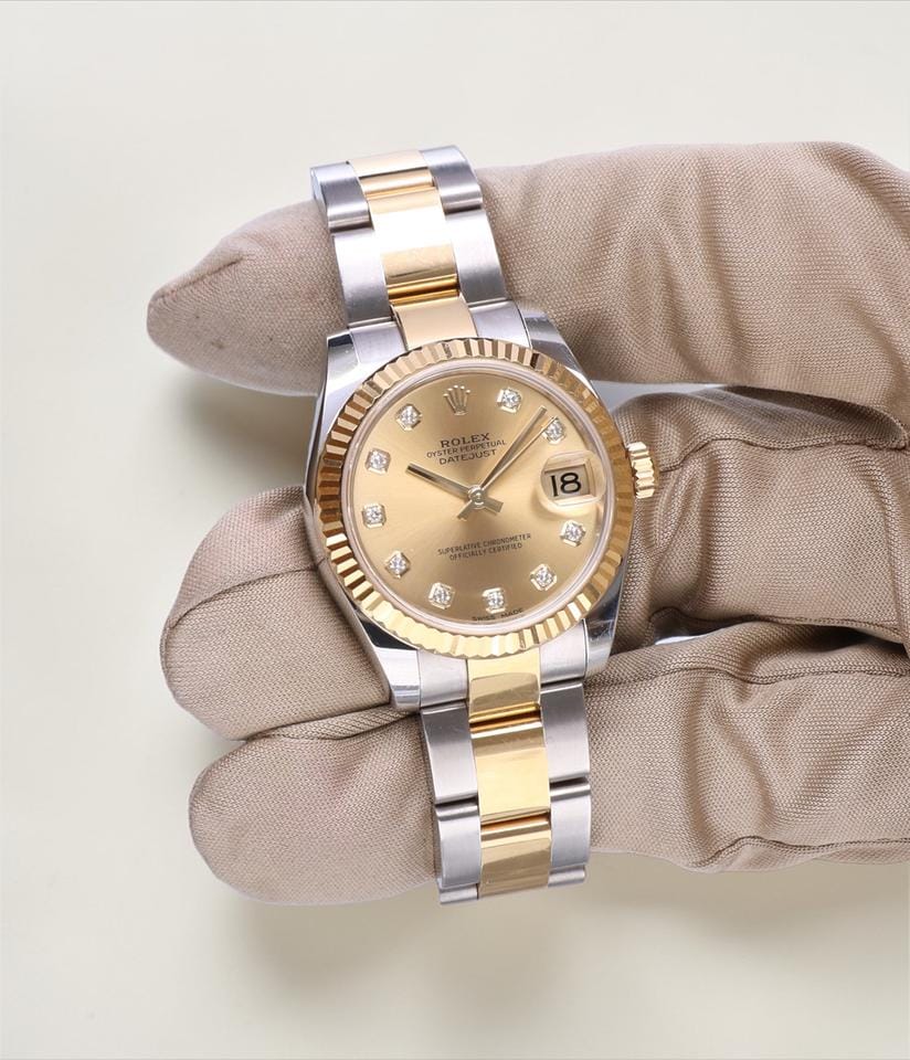 Rolex | Datejust | 178273 | Gold/Steel | 31 mm | Gold/Steel | Champagne | Automatic