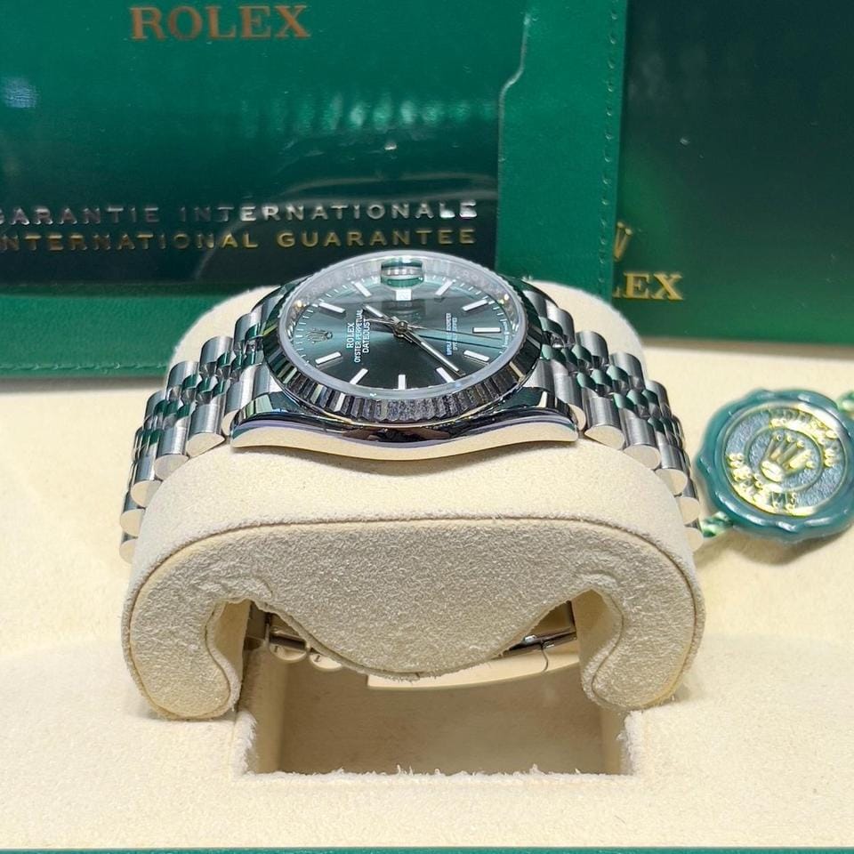Rolex | Datejust | 126234 | Steel | 36mm mm | Steel | Green | Automatic