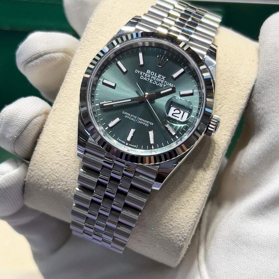 Rolex | Datejust | 126234 | Steel | 36mm mm | Steel | Green | Automatic
