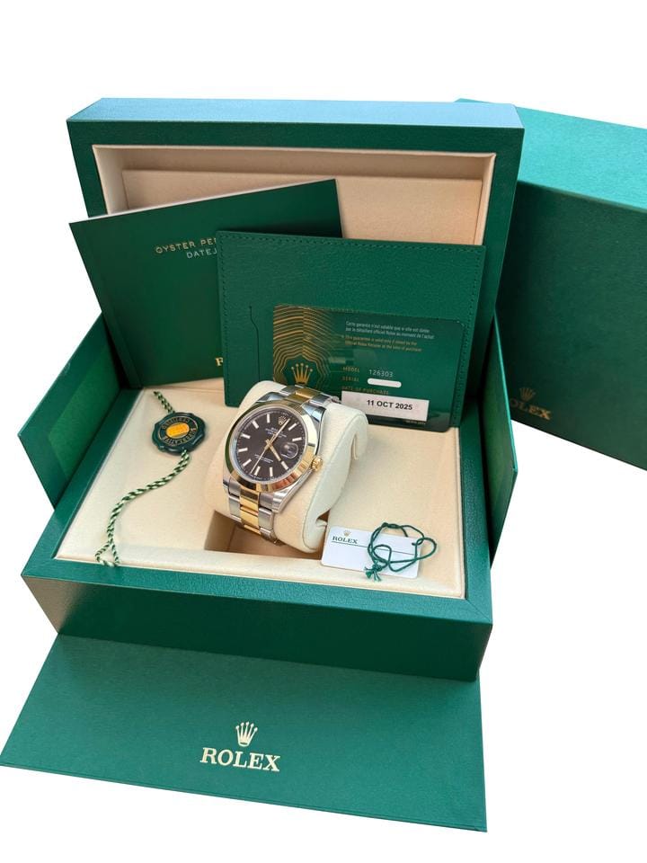 Rolex | Datejust | 126303 | Gold/Steel | 41 mm | Gold/Steel | Black | Automatic