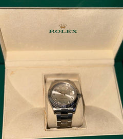 Rolex | Datejust | 116334 | White gold | 41 mm | Steel | Silver | Automatic