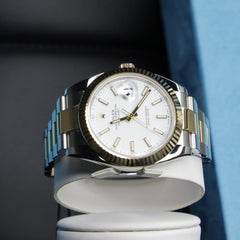 Rolex | Datejust | 126333 | Steel | 41 mm | Gold/Steel | White | Automatic