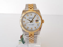 Rolex | Datejust | 116233 | Gold/Steel | 36 mm | Gold/Steel | Mother of pearl | Automatic
