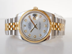 Rolex | Datejust | 116233 | Gold/Steel | 36 mm | Gold/Steel | Mother of pearl | Automatic