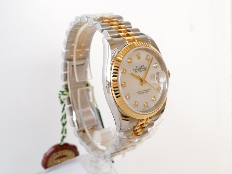 Rolex | Datejust | 116233 | Gold/Steel | 36 mm | Gold/Steel | Mother of pearl | Automatic