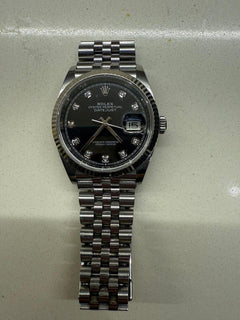 Rolex Datejust 36126234 Rolex Datejust 36 Ref. 126234 / Quadrante nero 10 diamanti