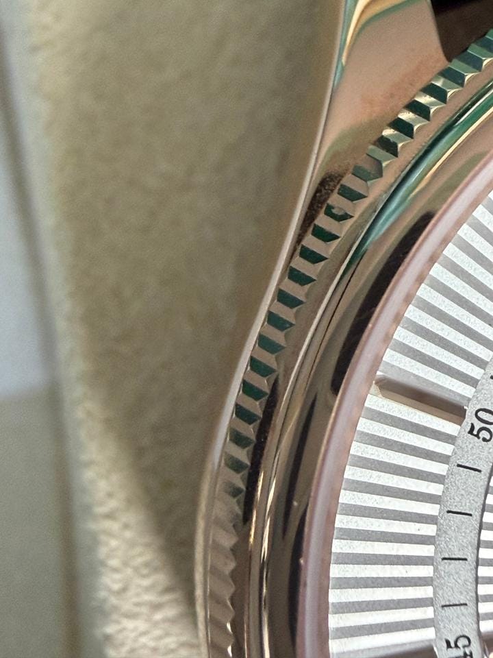 Rolex | Cellini | 50525 | Rose gold | 39 mm | Leather | Silver | Automatic