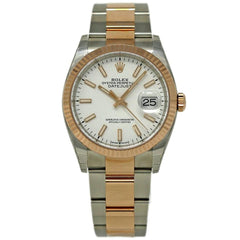Rolex | Datejust | 126231 | Steel | 36 mm | Gold/Steel | White | Automatic