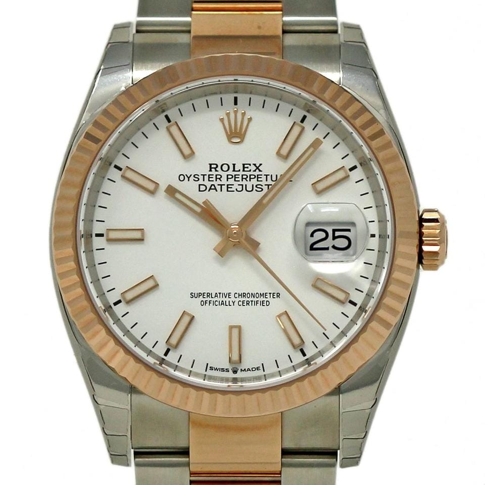 Rolex | Datejust | 126231 | Steel | 36 mm | Gold/Steel | White | Automatic