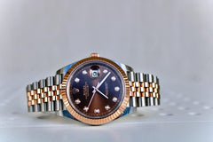 Rolex | Datejust | 126331 | Steel | 41 mm | Gold/Steel | Brown | Automatic