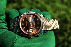 Rolex | Datejust | 126331 | Steel | 41 mm | Gold/Steel | Brown | Automatic