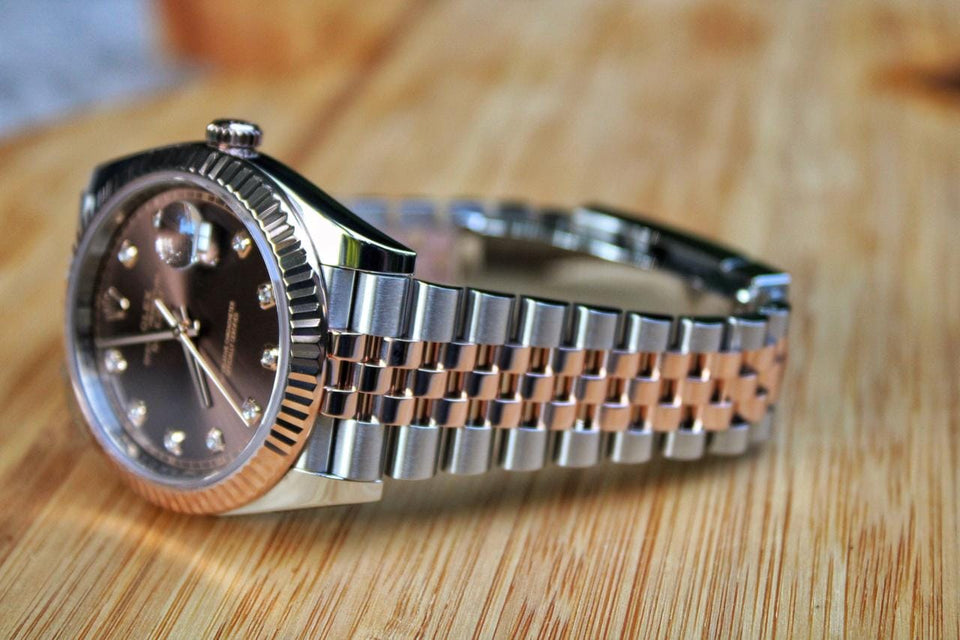 Rolex | Datejust | 126331 | Steel | 41 mm | Gold/Steel | Brown | Automatic