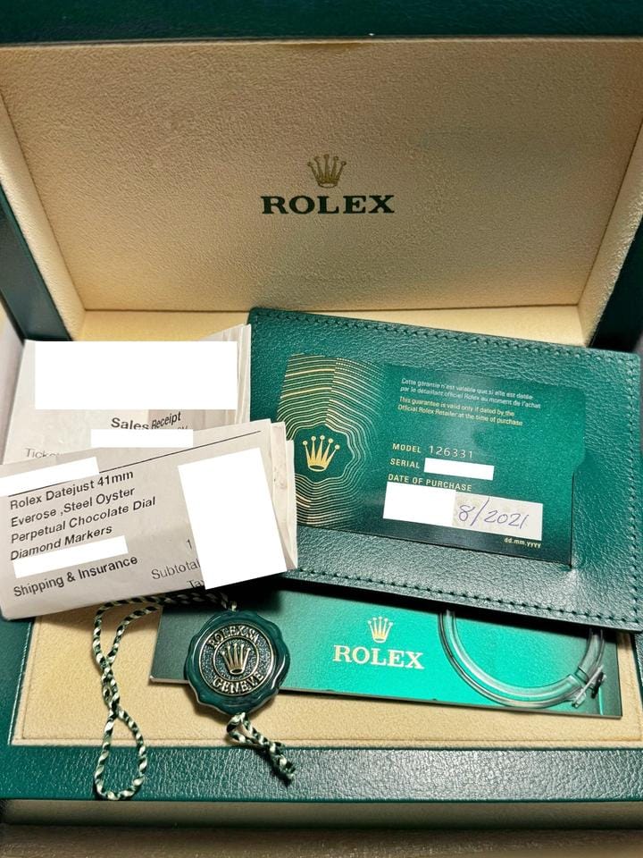 Rolex | Datejust | 126331 | Steel | 41 mm | Gold/Steel | Brown | Automatic