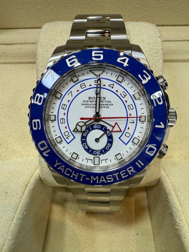 Rolex | Yacht-Master II | 116680 | Steel | 44 mm | Steel | White | Automatic