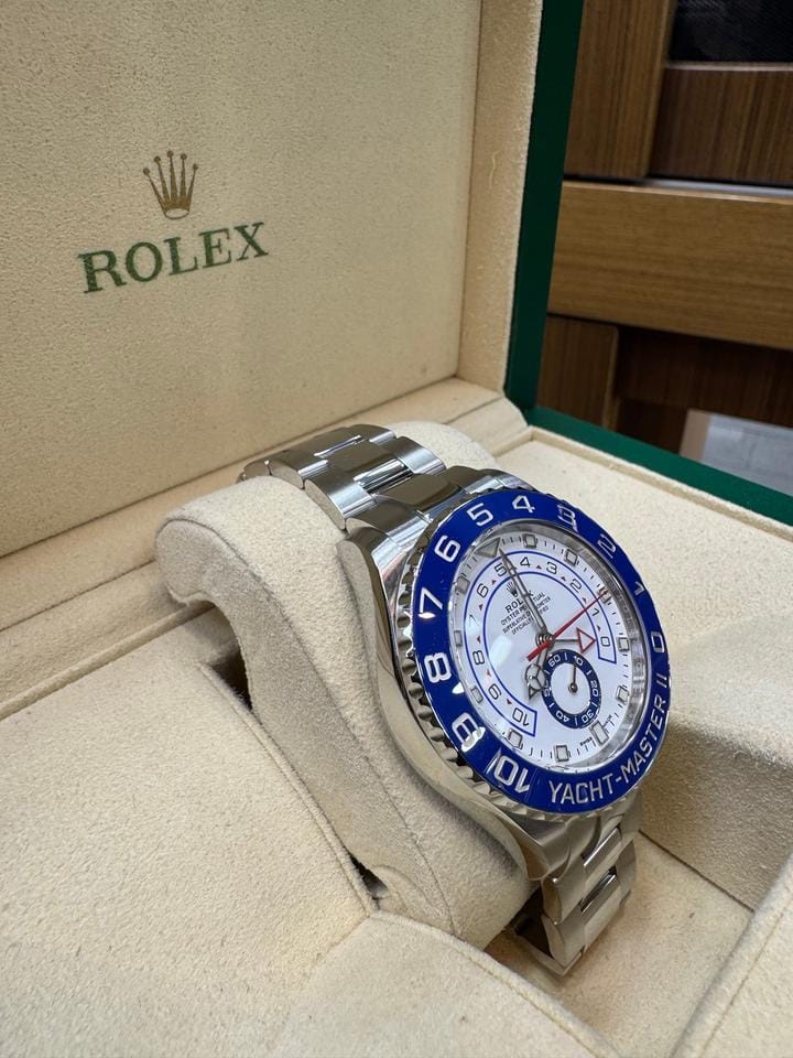 Rolex | Yacht-Master II | 116680 | Steel | 44 mm | Steel | White | Automatic
