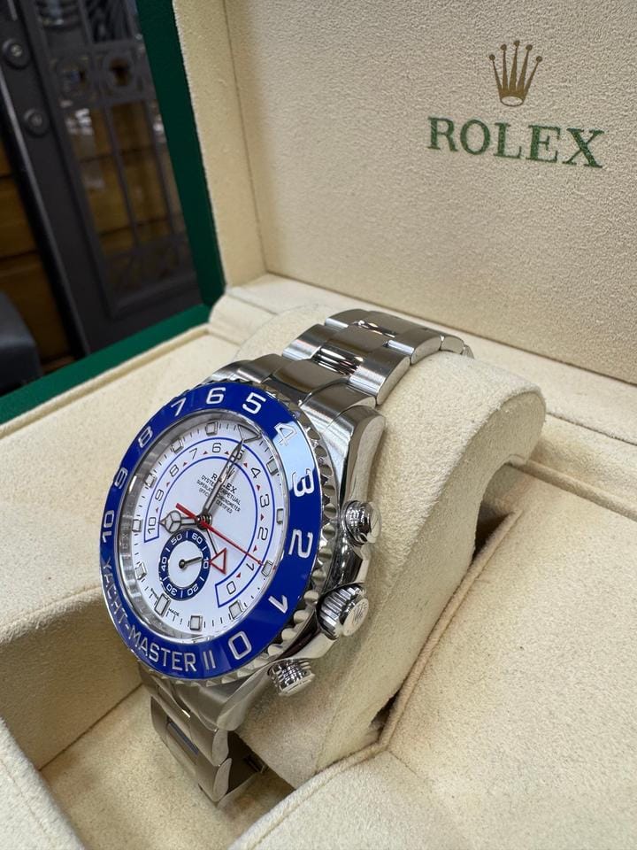 Rolex | Yacht-Master II | 116680 | Steel | 44 mm | Steel | White | Automatic