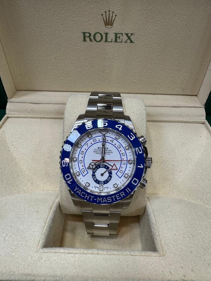 Rolex | Yacht-Master II | 116680 | Steel | 44 mm | Steel | White | Automatic