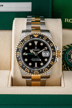 Rolex | GMT-Master II | 116713LN | Gold/Steel | 40 mm | Gold/Steel | Black | Automatic