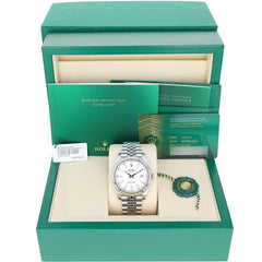 Rolex | Datejust | 126334 | Steel | 41 x 49 mm | Steel | White | Automatic