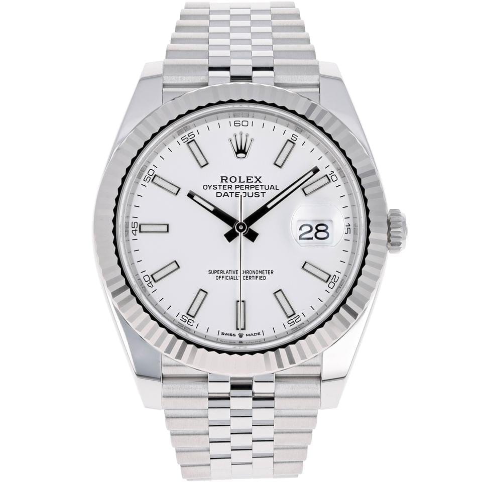 Rolex | Datejust | 126334 | Steel | 41 x 49 mm | Steel | White | Automatic