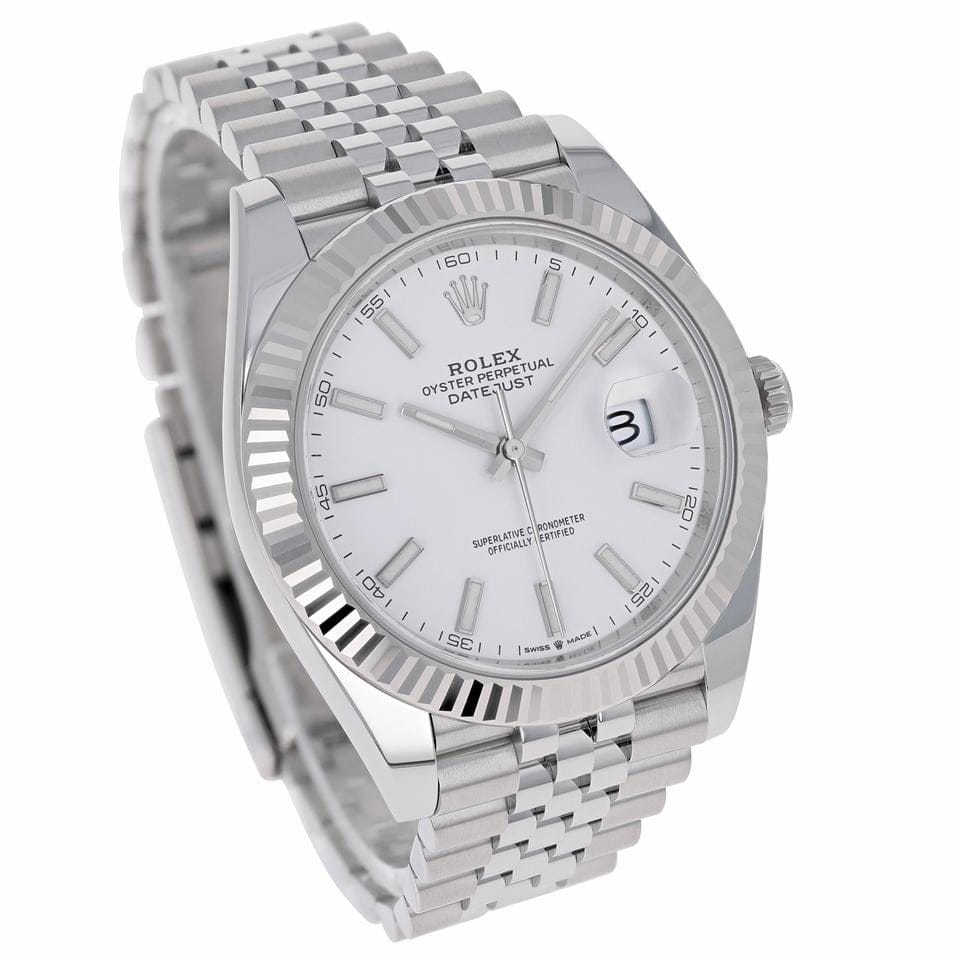 Rolex | Datejust | 126334 | Steel | 41 x 49 mm | Steel | White | Automatic