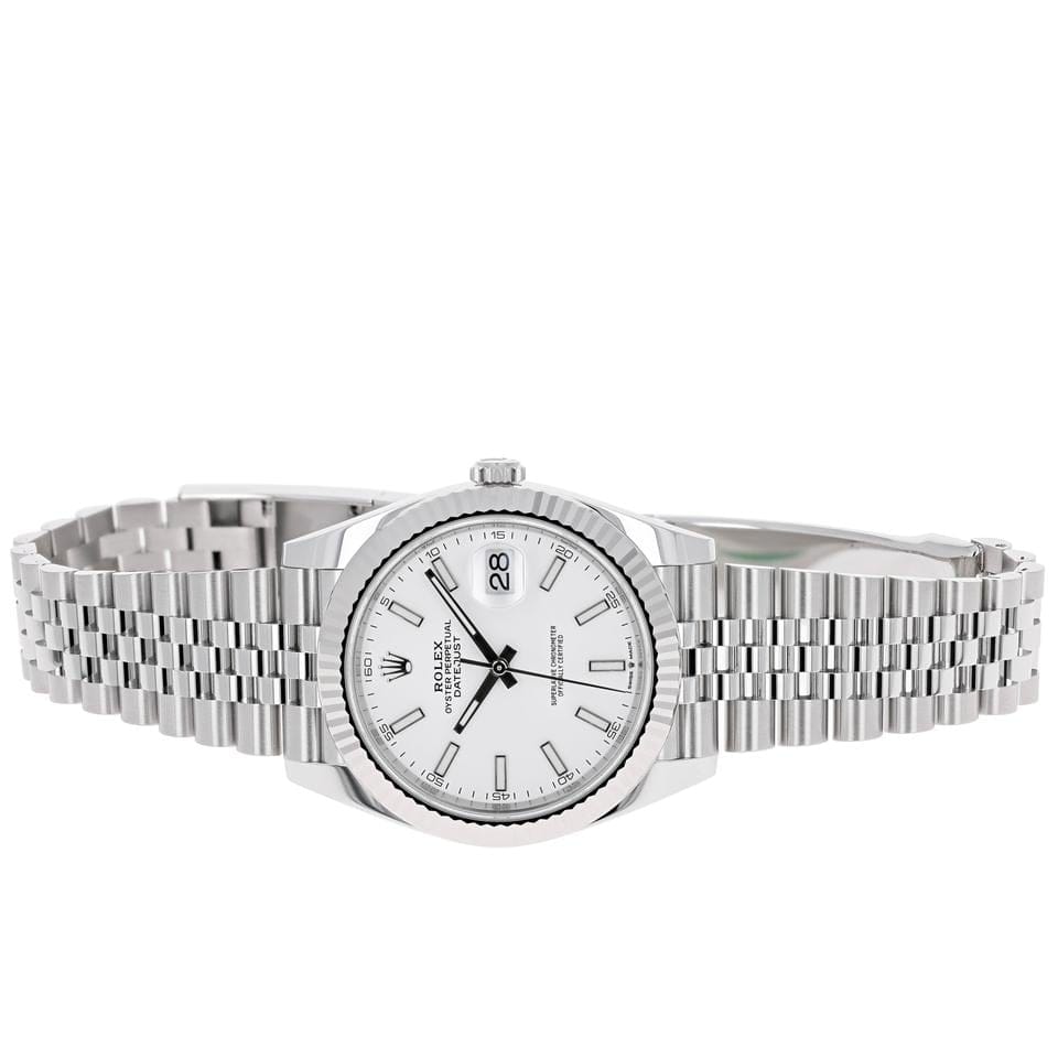 Rolex | Datejust | 126334 | Steel | 41 x 49 mm | Steel | White | Automatic