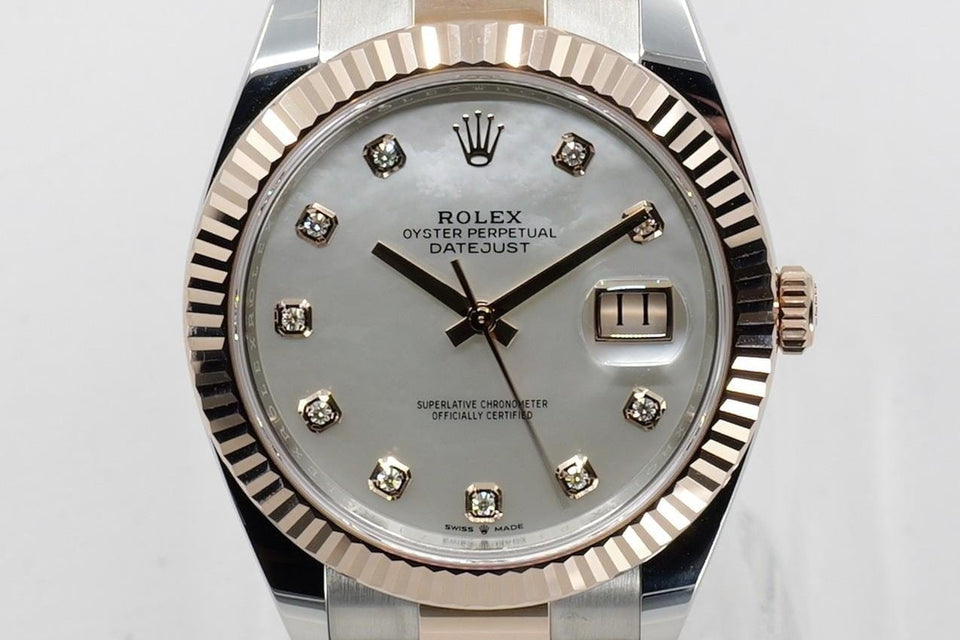 Rolex | Datejust | 126331 | Rose gold | 41 mm | Gold/Steel | Mother of pearl | Automatic