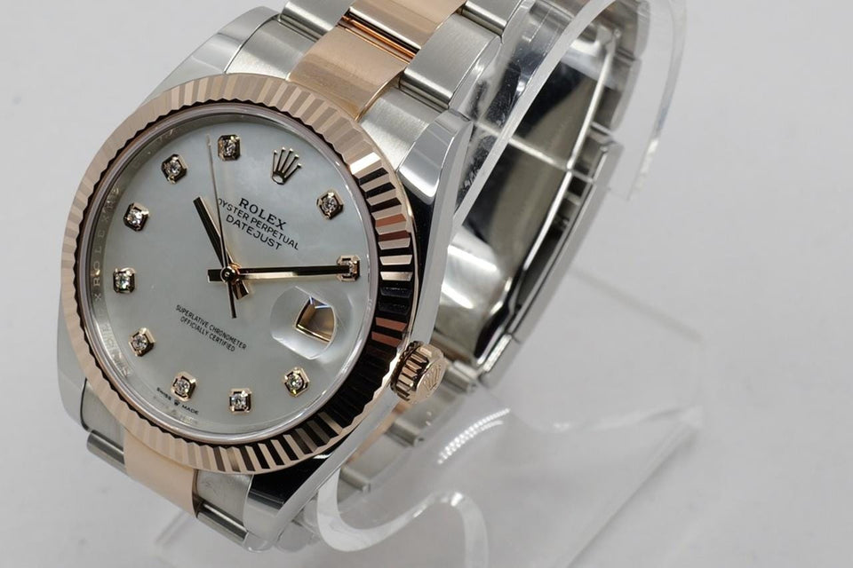 Rolex | Datejust | 126331 | Rose gold | 41 mm | Gold/Steel | Mother of pearl | Automatic