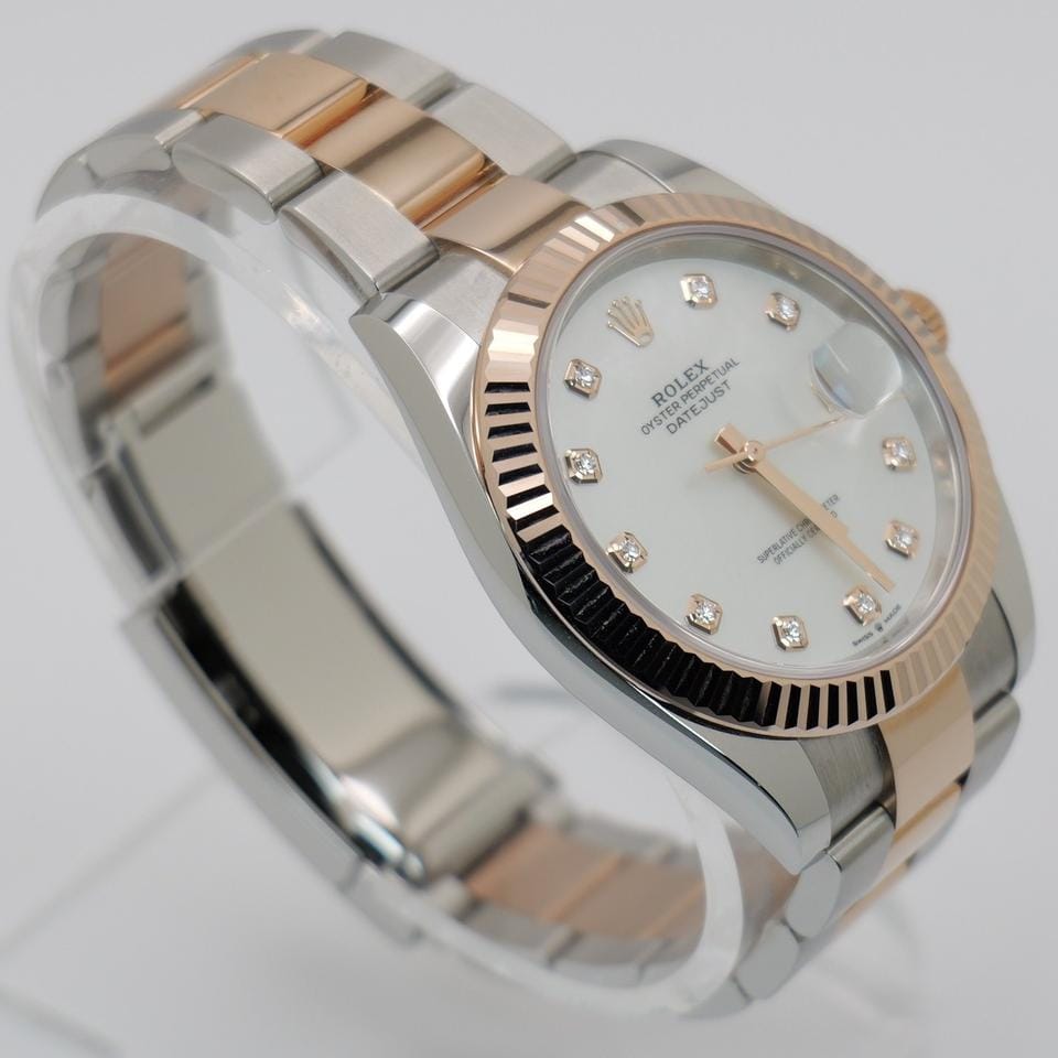 Rolex | Datejust | 126331 | Rose gold | 41 mm | Gold/Steel | Mother of pearl | Automatic