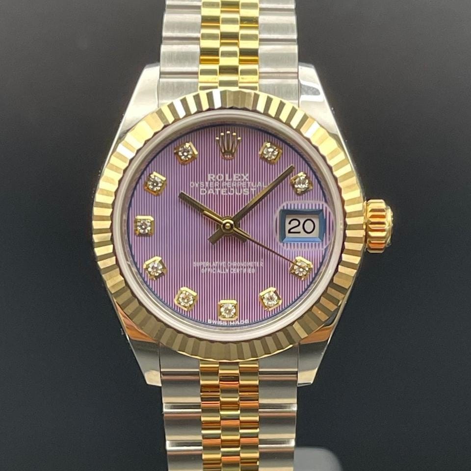 Rolex | Datejust | 279173 | Gold/Steel | 28 mm | Gold/Steel | Purple | Automatic