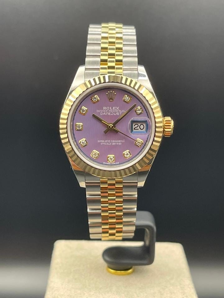 Rolex | Datejust | 279173 | Gold/Steel | 28 mm | Gold/Steel | Purple | Automatic