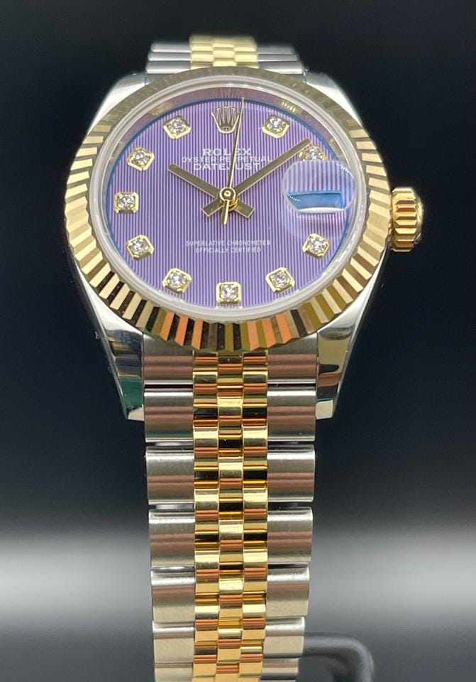 Rolex | Datejust | 279173 | Gold/Steel | 28 mm | Gold/Steel | Purple | Automatic
