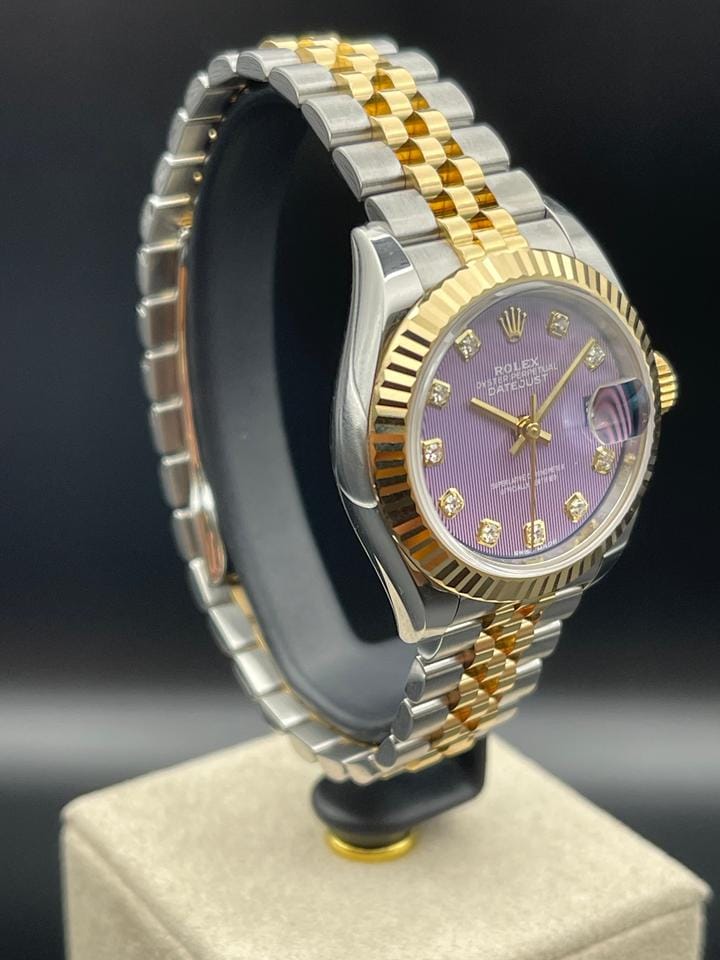 Rolex | Datejust | 279173 | Gold/Steel | 28 mm | Gold/Steel | Purple | Automatic