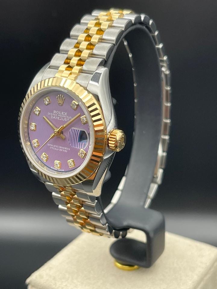 Rolex | Datejust | 279173 | Gold/Steel | 28 mm | Gold/Steel | Purple | Automatic
