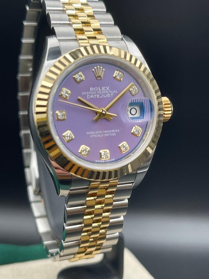 Rolex | Datejust | 279173 | Gold/Steel | 28 mm | Gold/Steel | Purple | Automatic