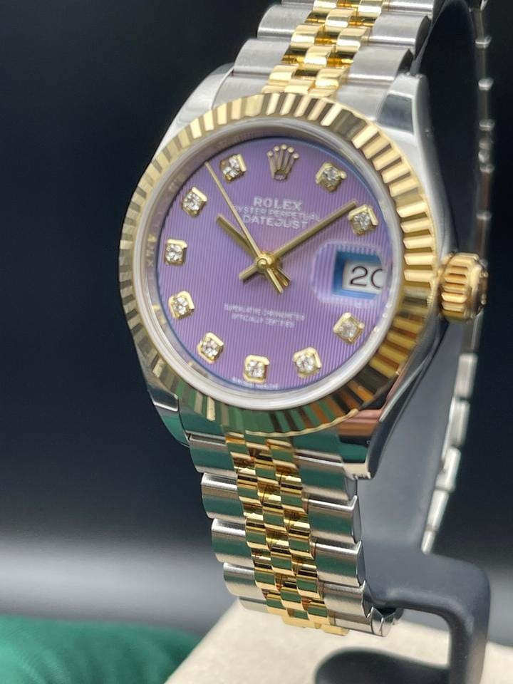 Rolex | Datejust | 279173 | Gold/Steel | 28 mm | Gold/Steel | Purple | Automatic