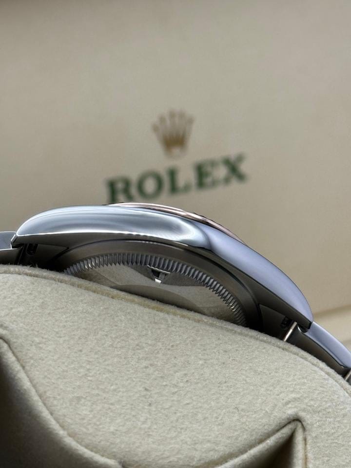 Rolex | Datejust | 126231 | Rose gold | 36 x 44 mm | Gold/Steel | Brown | Automatic