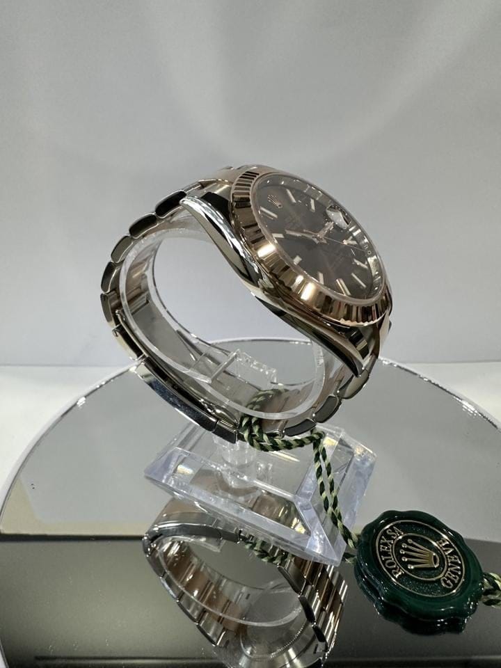 Rolex | Datejust | 126331 | Gold/Steel | 41 mm | Gold/Steel | Brown | Automatic