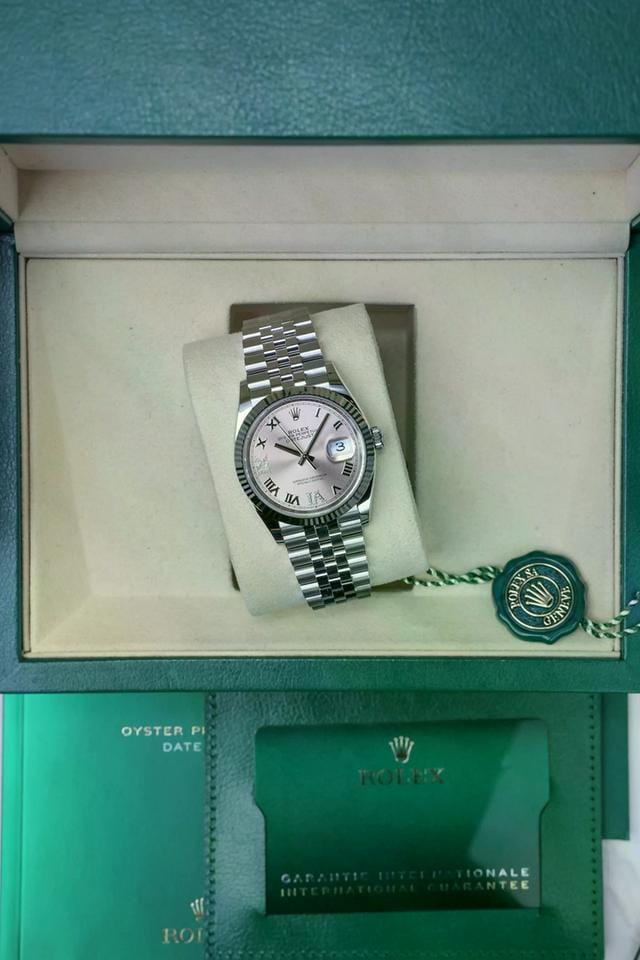 Rolex | Datejust | 126234 | Gold/Steel | 36 mm | Steel | Pink | Automatic
