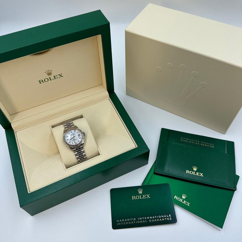 Rolex | Datejust | 279174 NG WHITE JUB | Gold/Steel | 28 mm | Steel | Silver | Automatic