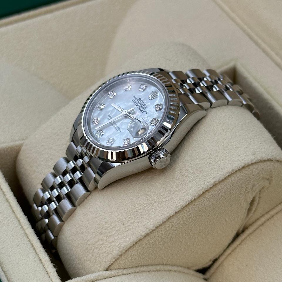 Rolex | Datejust | 279174 NG WHITE JUB | Gold/Steel | 28 mm | Steel | Silver | Automatic