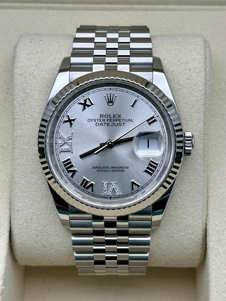 Rolex | Datejust | 126234 | Steel | 41 mm | Steel | Silver (solid) | Automatic
