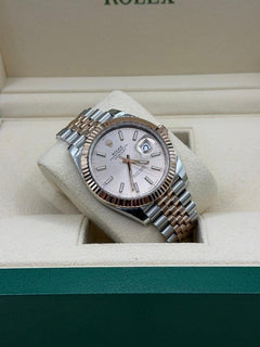 Rolex | Datejust | 126331 | Rose gold | 41 mm | Gold/Steel | Bronze | Automatic