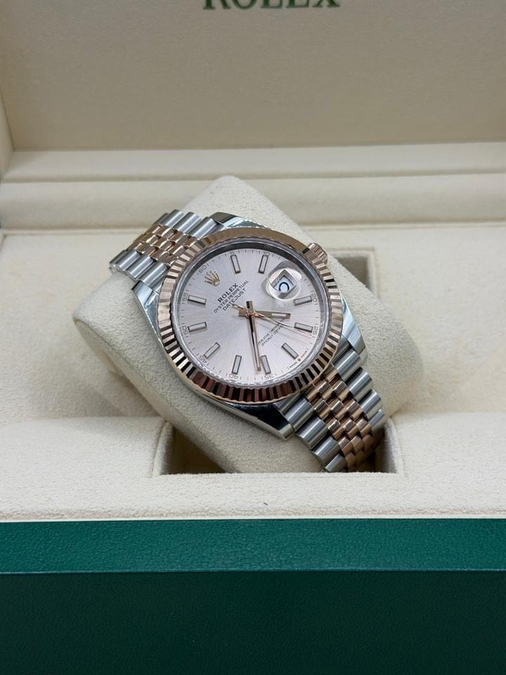 Rolex | Datejust | 126331 | Rose gold | 41 mm | Gold/Steel | Bronze | Automatic
