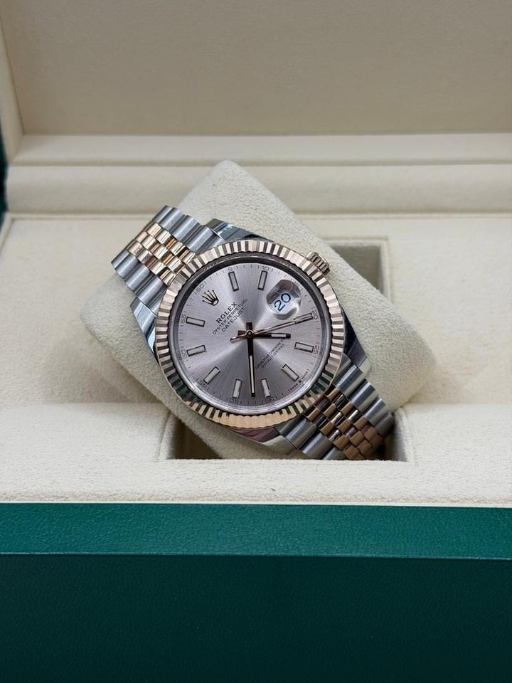 Rolex | Datejust | 126331 | Rose gold | 41 mm | Gold/Steel | Bronze | Automatic